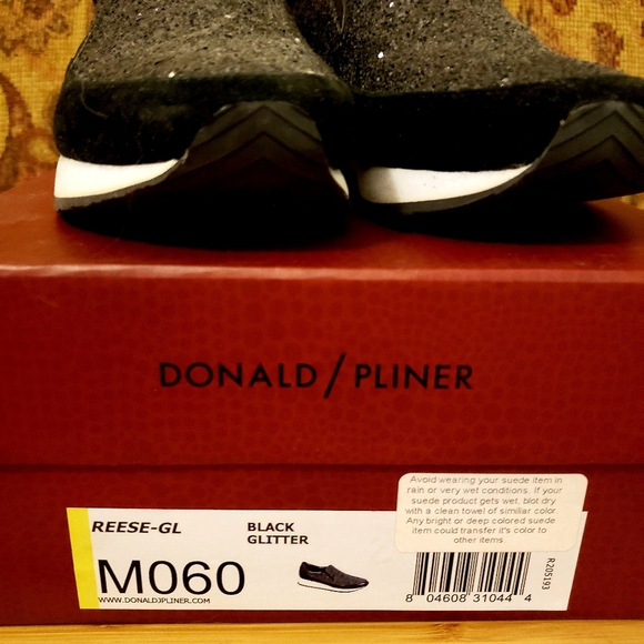 ‼️SOLD‼️⭐NIB⭐ Donald J Pliner Reese-GL Black Leath… - Picture 3 of 7